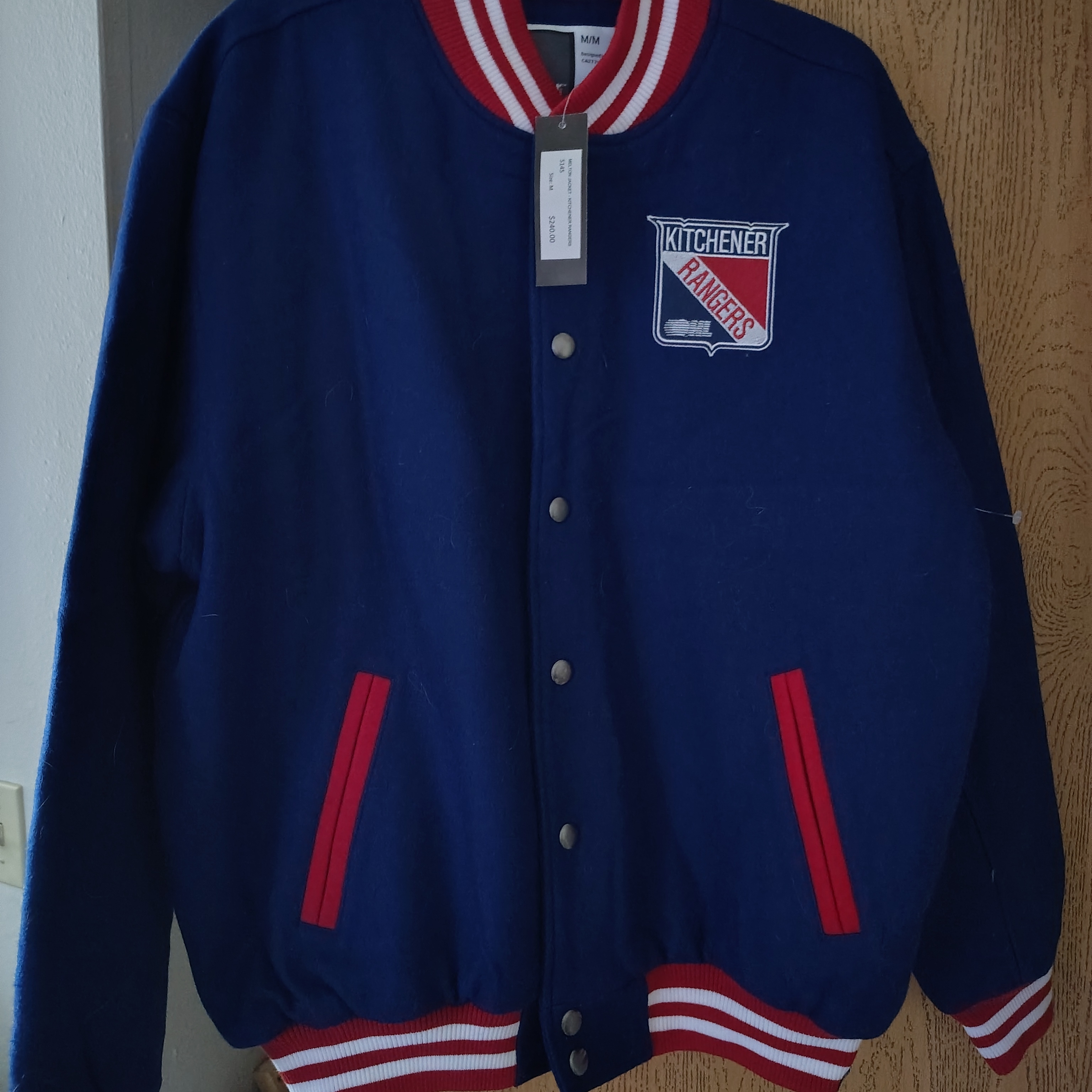 Kitchener Rangers Navy And Red Varsity Jacket